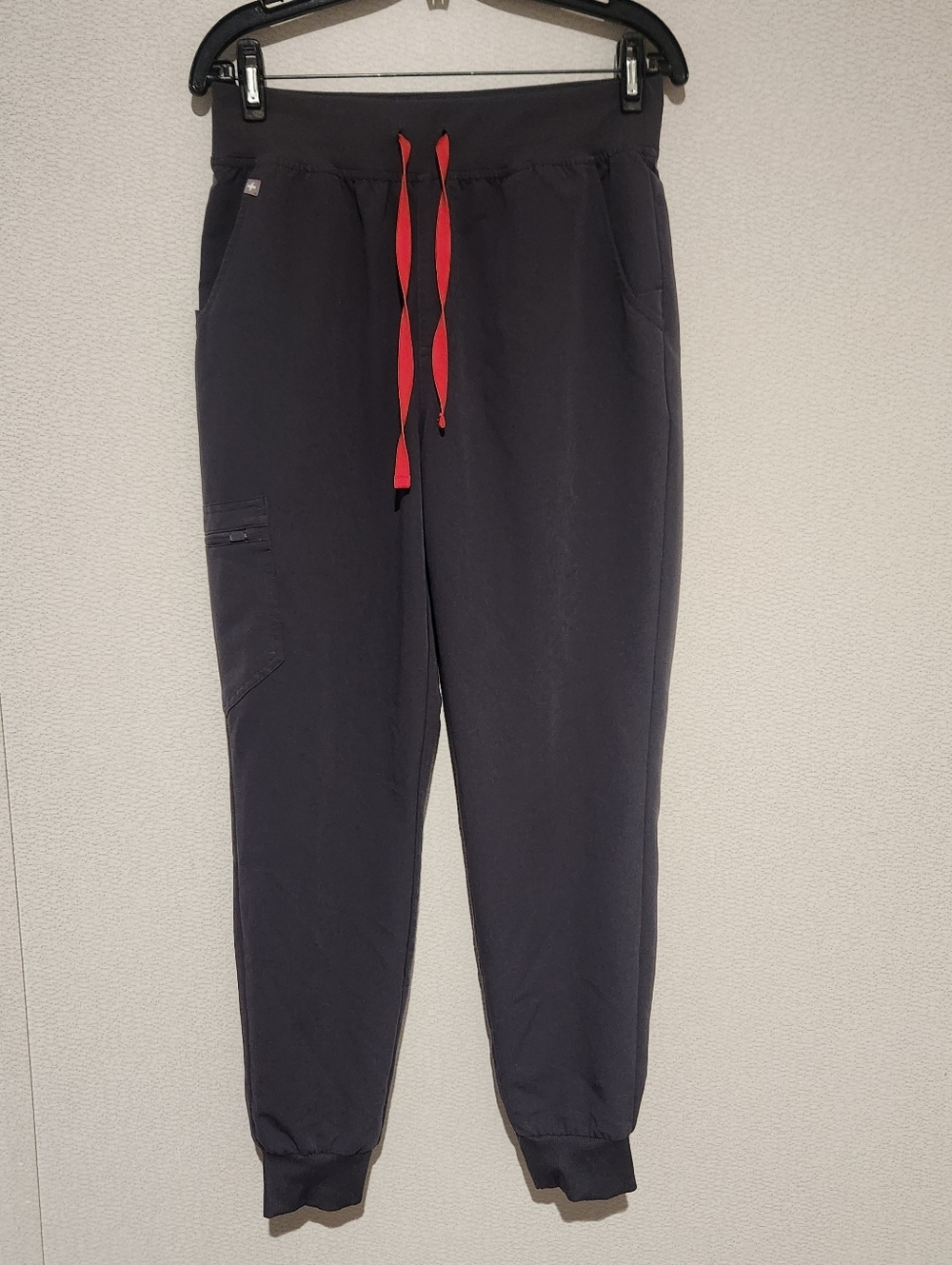 Figs High Waisted Zamora Jogger Scrub Pants Technical Collection Medium Gray